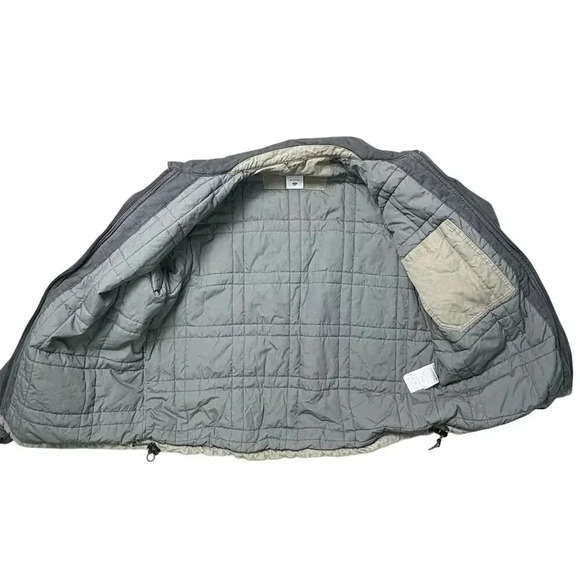 ColumbiaVintage Gray Canvas Jacket Size Men’s M Casual Mid-Length - Picture 7 of 10